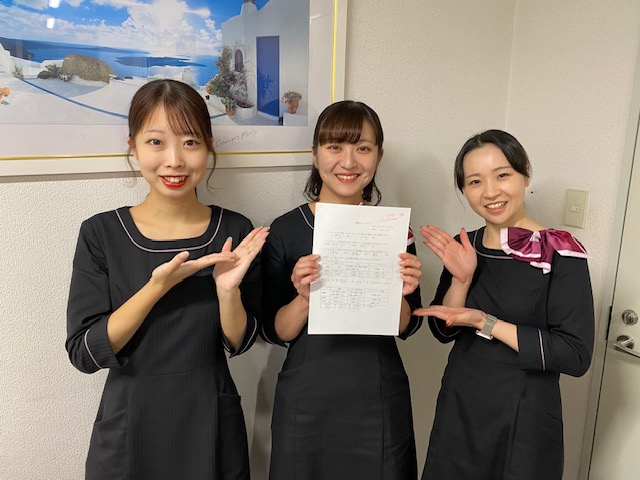 オフィス・アテンダントK・Kさん100点満点おめでとう！💐✨（新事業開始＆人事異動のためオフィス・アテンダントの募集を致します＾＾）