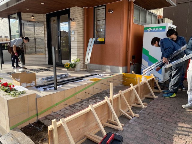 スロープ工事を致しました＾＾♪