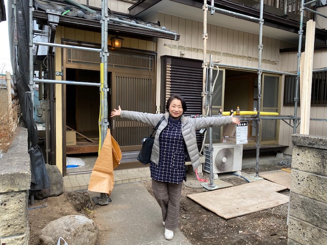 桶川市の改装現場へ差し入れに行きました＾＾